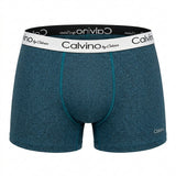 Men Melange Boxer Briefs With Logo Waistband