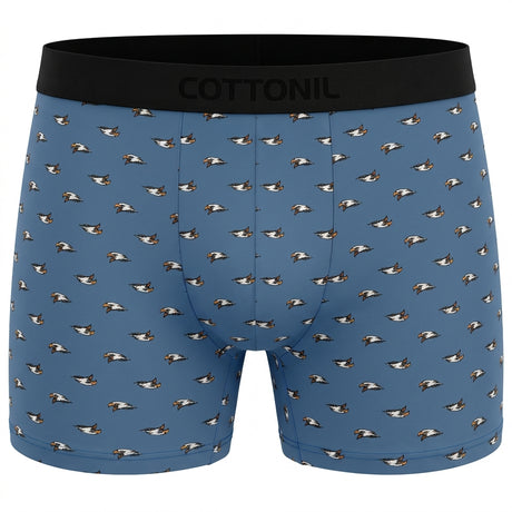 Men Eagle Print Boxer Briefs