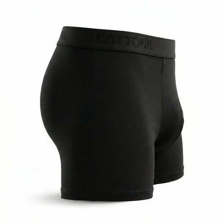 Men Boxer Briefs With Logo Waistband