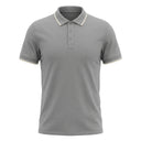 Men Short Sleeve Polo Shirt With Contrast Tip Collar