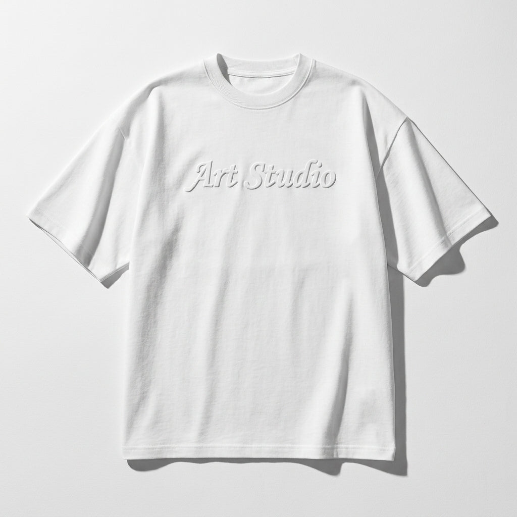 Art Studio Embossed T Shirt