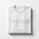 Art Studio Embossed T Shirt