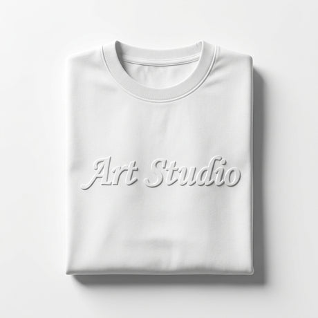 Art Studio Embossed T Shirt