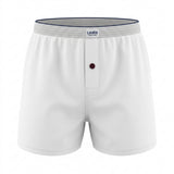 Men Woven Boxer Shorts With Button Fly