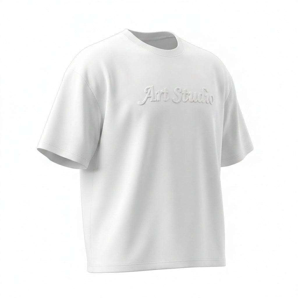 Art Studio Embossed T Shirt