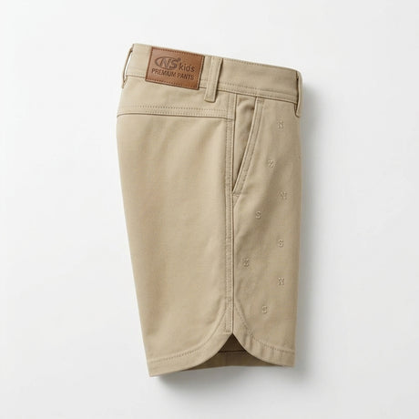 Kids Embroidered Rolled Hem Shorts