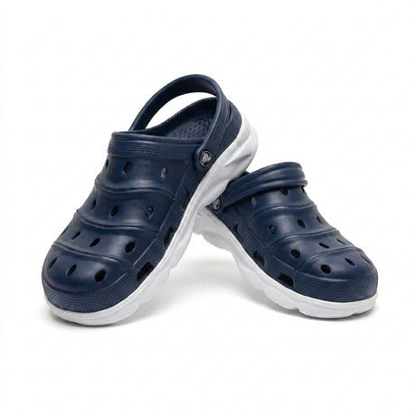 Kids Perforated Clog Sandals With Back Strap