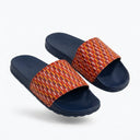 Slide Slipper With Monogram Print Strap