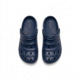 Kids Perforated Clog Sandals With Back Strap