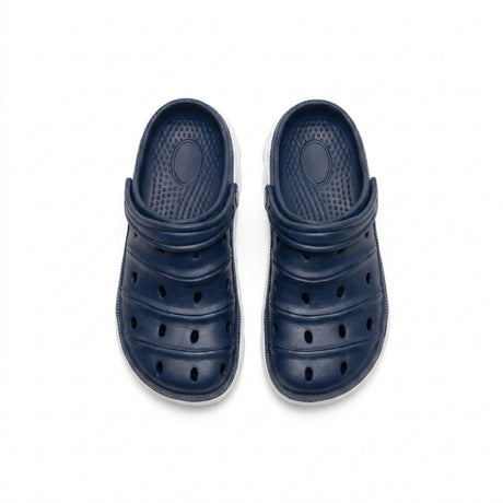 Kids Perforated Clog Sandals With Back Strap