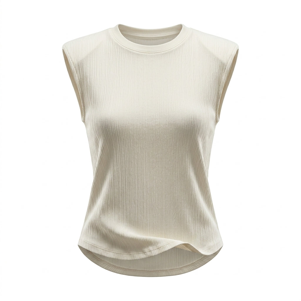 Textured Cap Sleeve Top