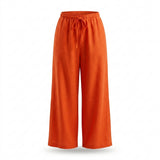 Women Textured Wide Leg Pants