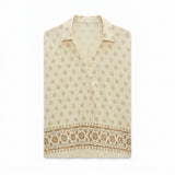 Casual Women Printed Button Front Blouse
