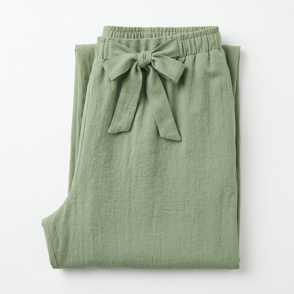 Women Textured Wide Leg Pants