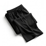 Casual Elastic Waist Wide Leg Pants