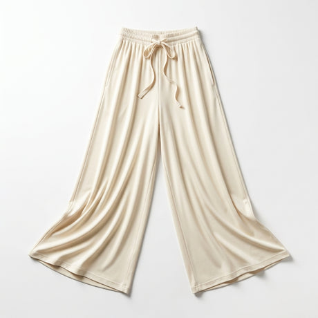 Women Wide Leg Tie Waist Pants