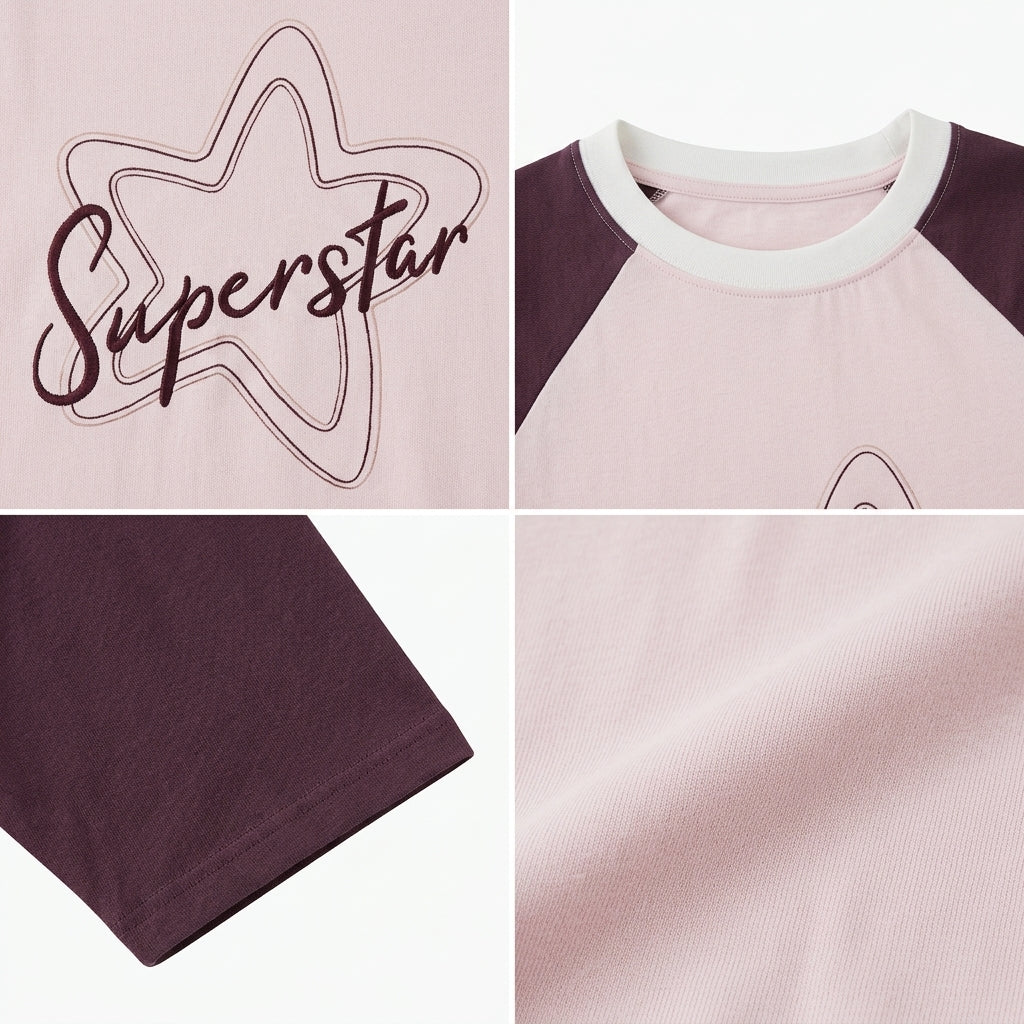 Superstar Raglan Sleeve Top In