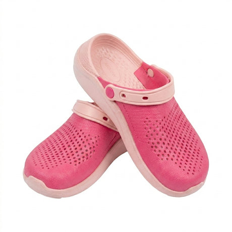 Unicorn Kids Perforated Clog Sandals With Back Strap