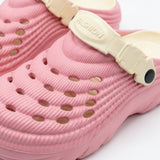 Kids Perforated Clog Sandals With Back Strap