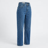 Women Mid Wide Leg Denim Jeans