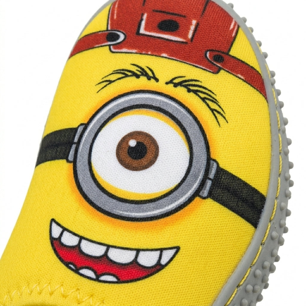 Kids Cartoon Print Aqua Shoes With Toggle Closure