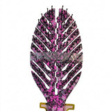 Marble Pattern Flexible Detangling Hair Brush