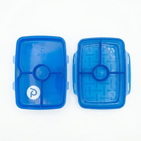 Plastic Food Storage Lunch Box With Secure Lid 2 L