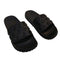 Women Button Comfort Slide Sandals