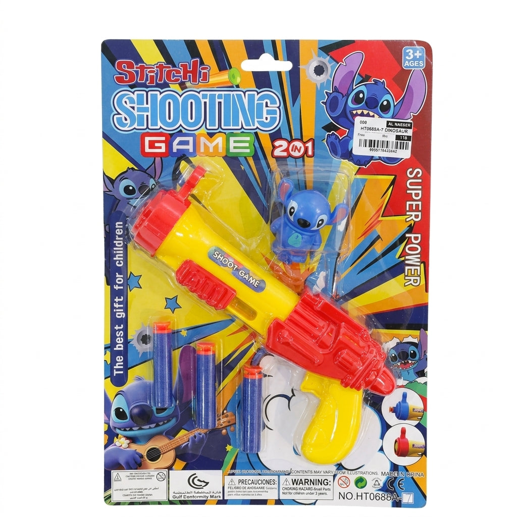 Super Shooting Competition Set Dual Foam Dart Blaster Toy Kit
