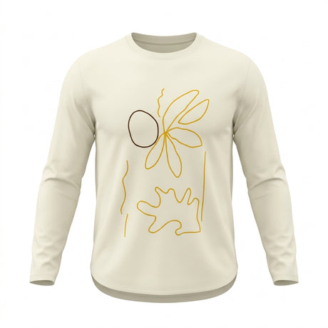 Casual Women Long Sleeve Minimalist Graphic T Shirt