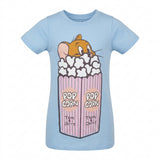 Girls Tom And Jerry Popcorn Graphic T Shirt Dress