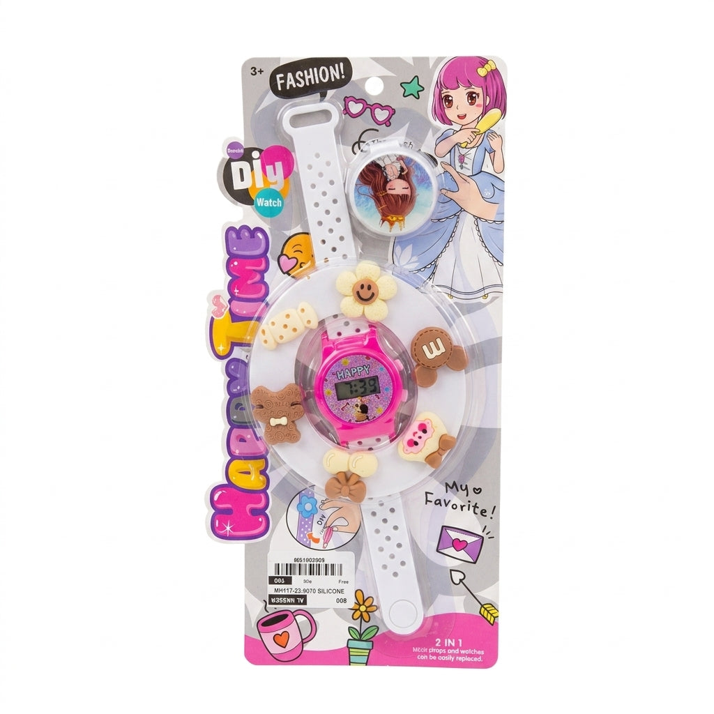 Kids Digital Watch And Happy Design