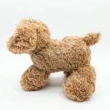 Cute Puppy Plush Toy With Collar Soft Stuffed Dog