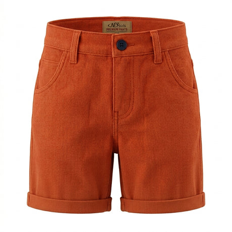 Kids Corduroy Rolled Hem Shorts