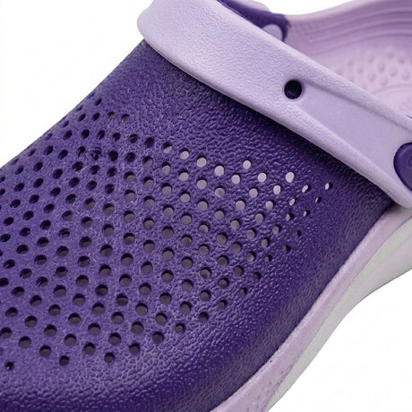 Unicorn Kids Perforated Clog Sandals With Back Strap
