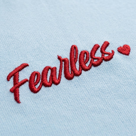 Casual Fearless Embroidered Short Sleeve T Shirt