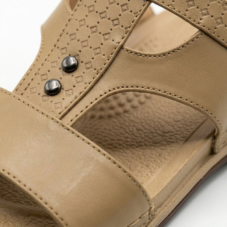 Men Cross Strap Comfort Slide Slipper