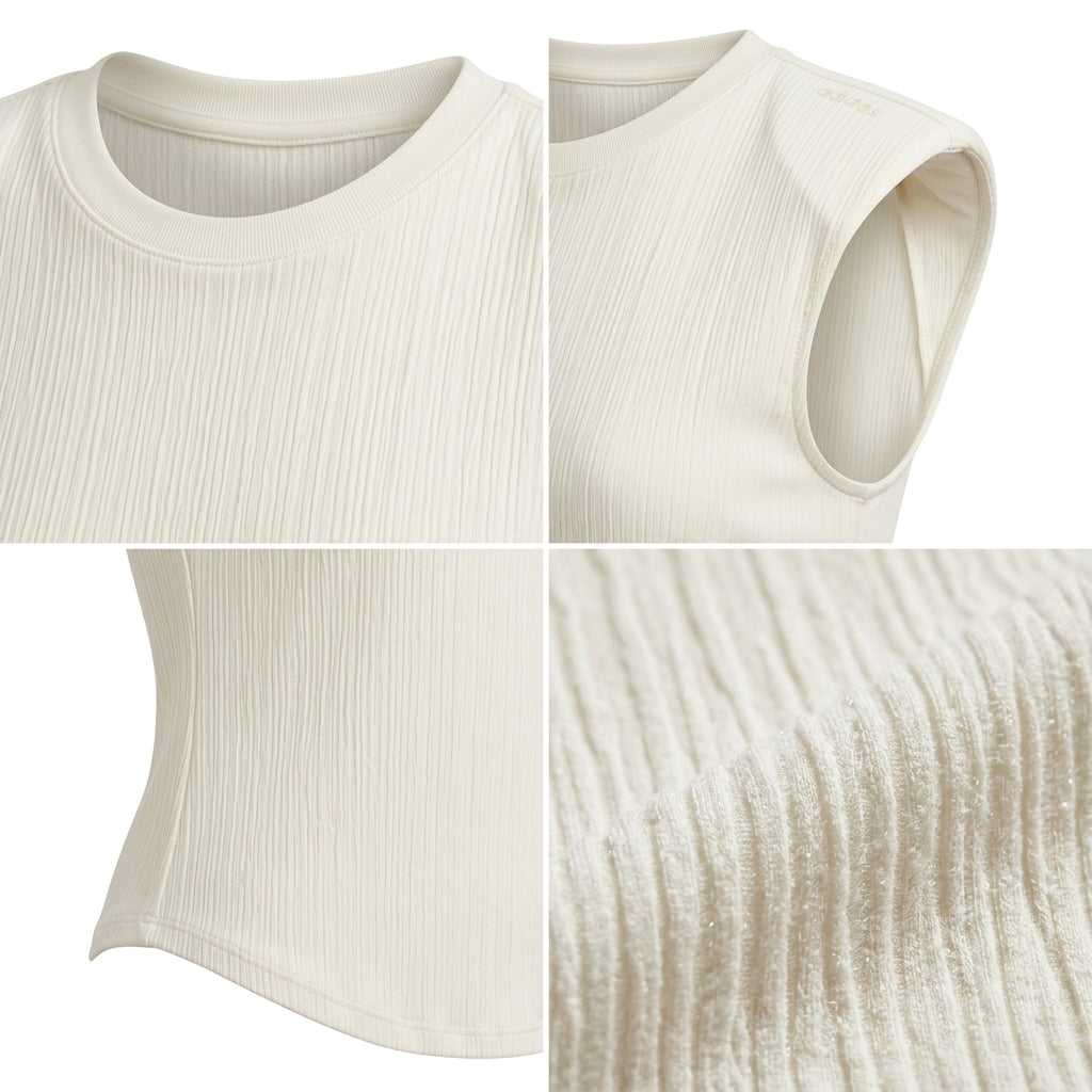 Textured Cap Sleeve Top