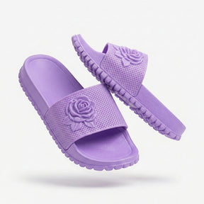 Girls Rose Slide Slipper