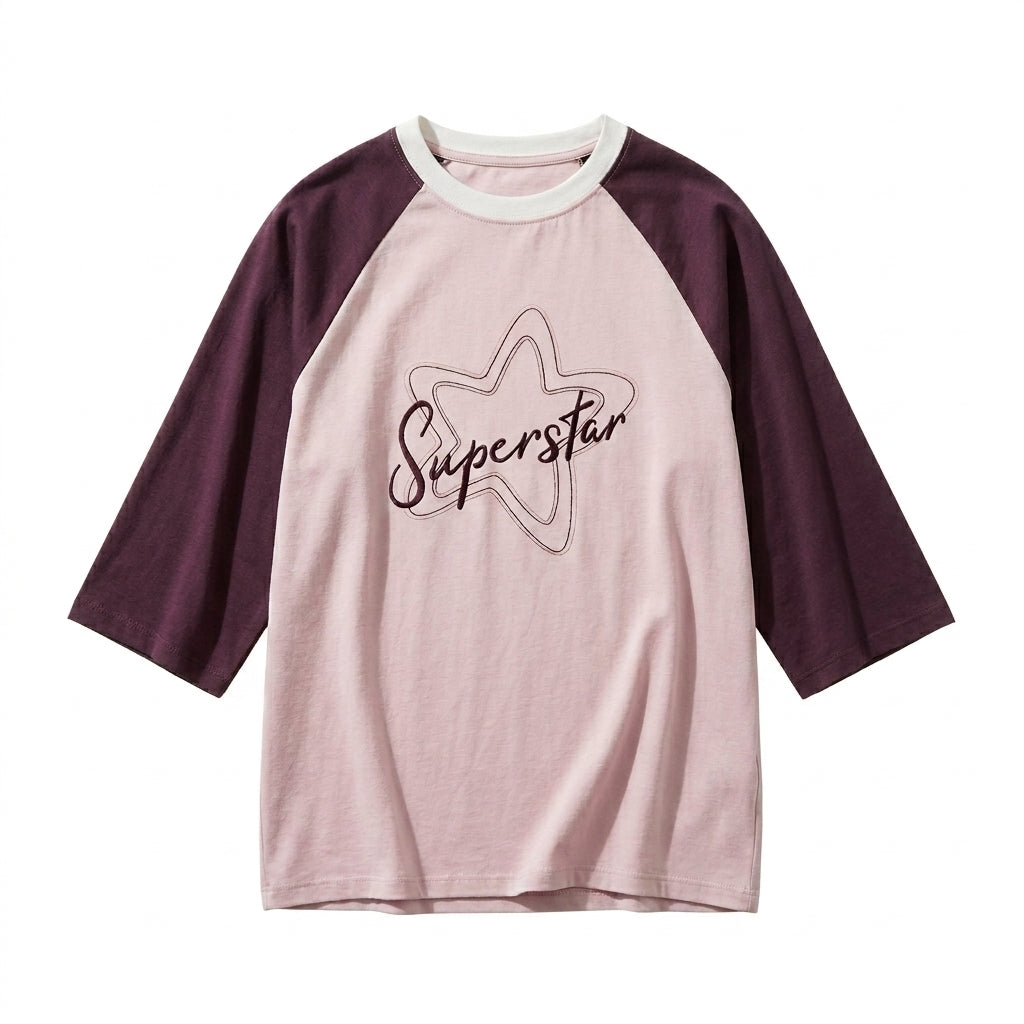 Superstar Raglan Sleeve Top In