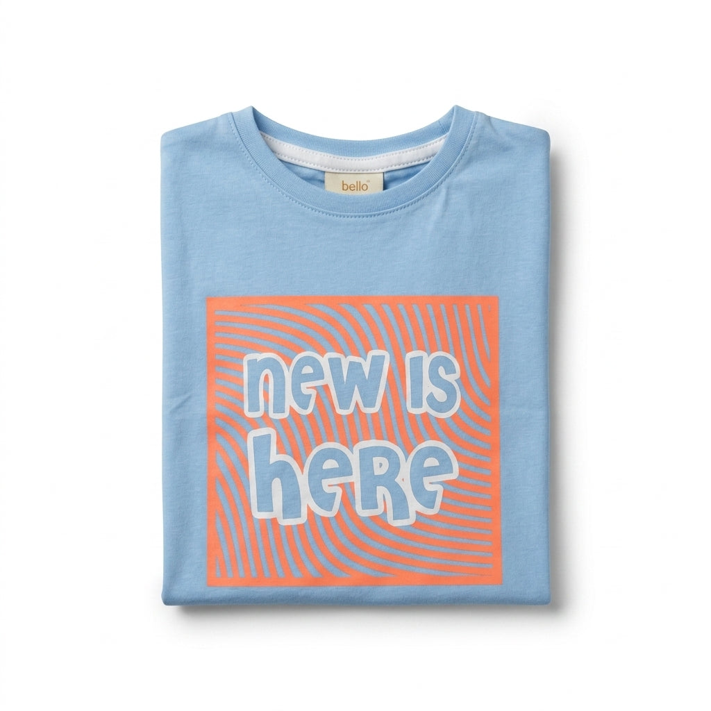 Kids New Is Here Graphic T Shirt