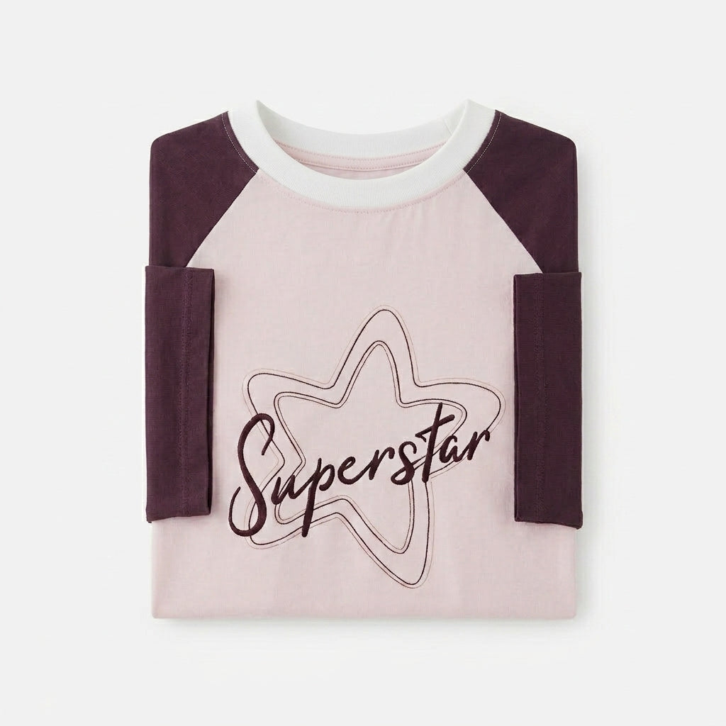 Superstar Raglan Sleeve Top In