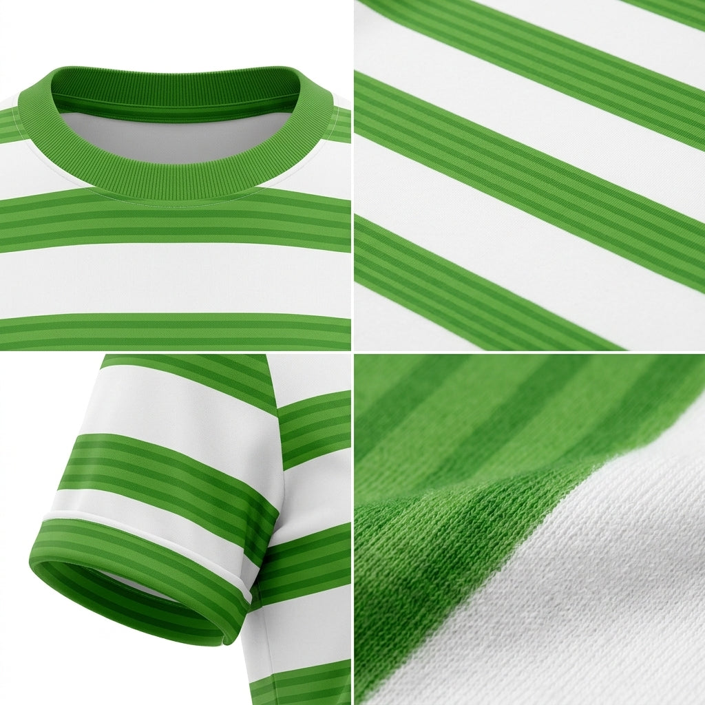 Girls Striped Short Sleeve T Shirt