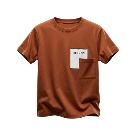 Kids Logo Patch Pocket T Shirt