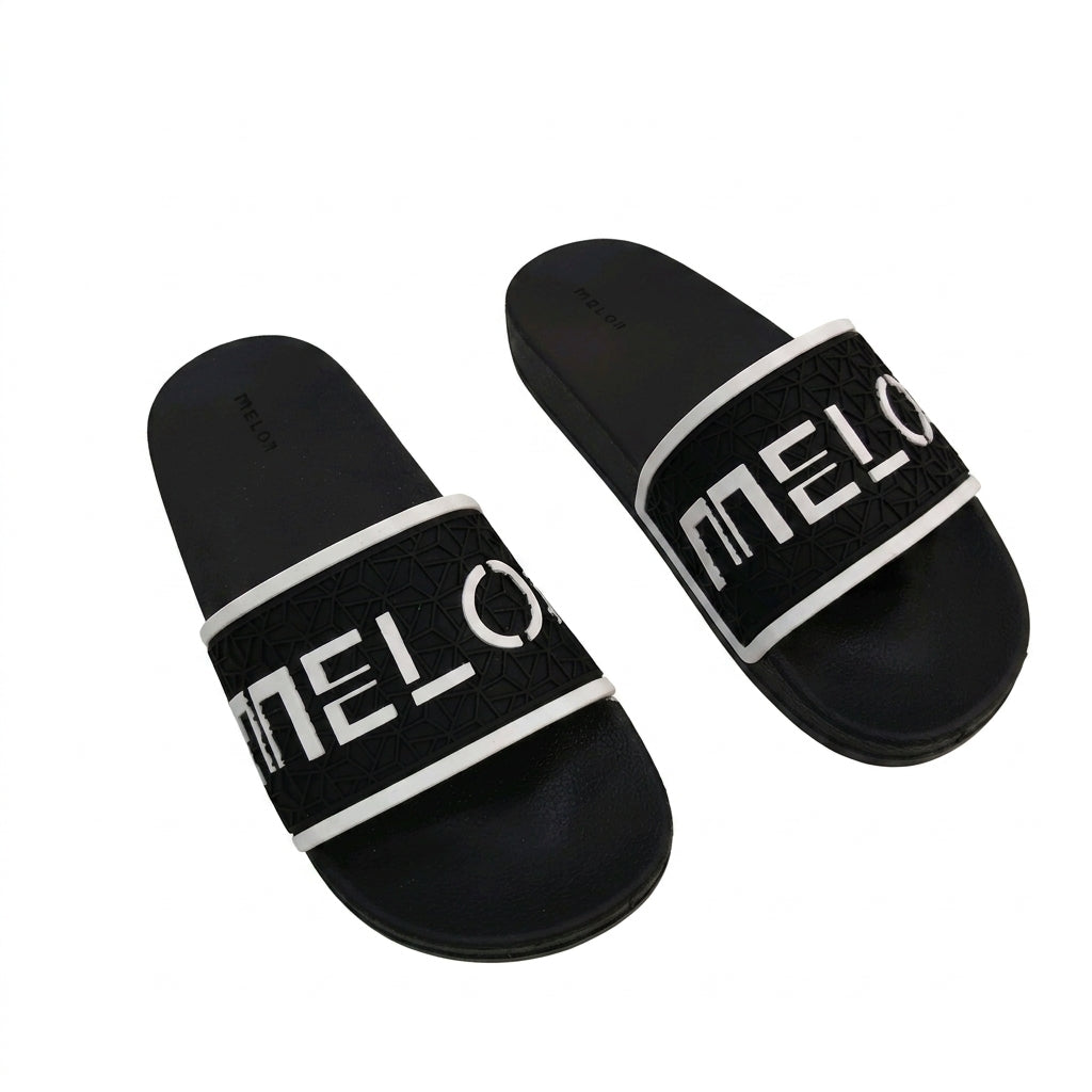 Women Logo Strap Slide Sandals