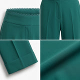 Women Textured Wide Leg Pants