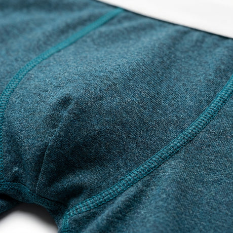 Men Melange Boxer Briefs With Logo Waistband
