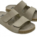 Double Strap Slip On Sandals