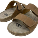 Double Strap Slip On Sandals