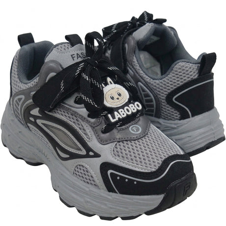 Kids Sports Sneakers With Hook And Loop Strap